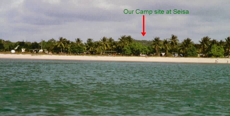 Camp site at Seisia.